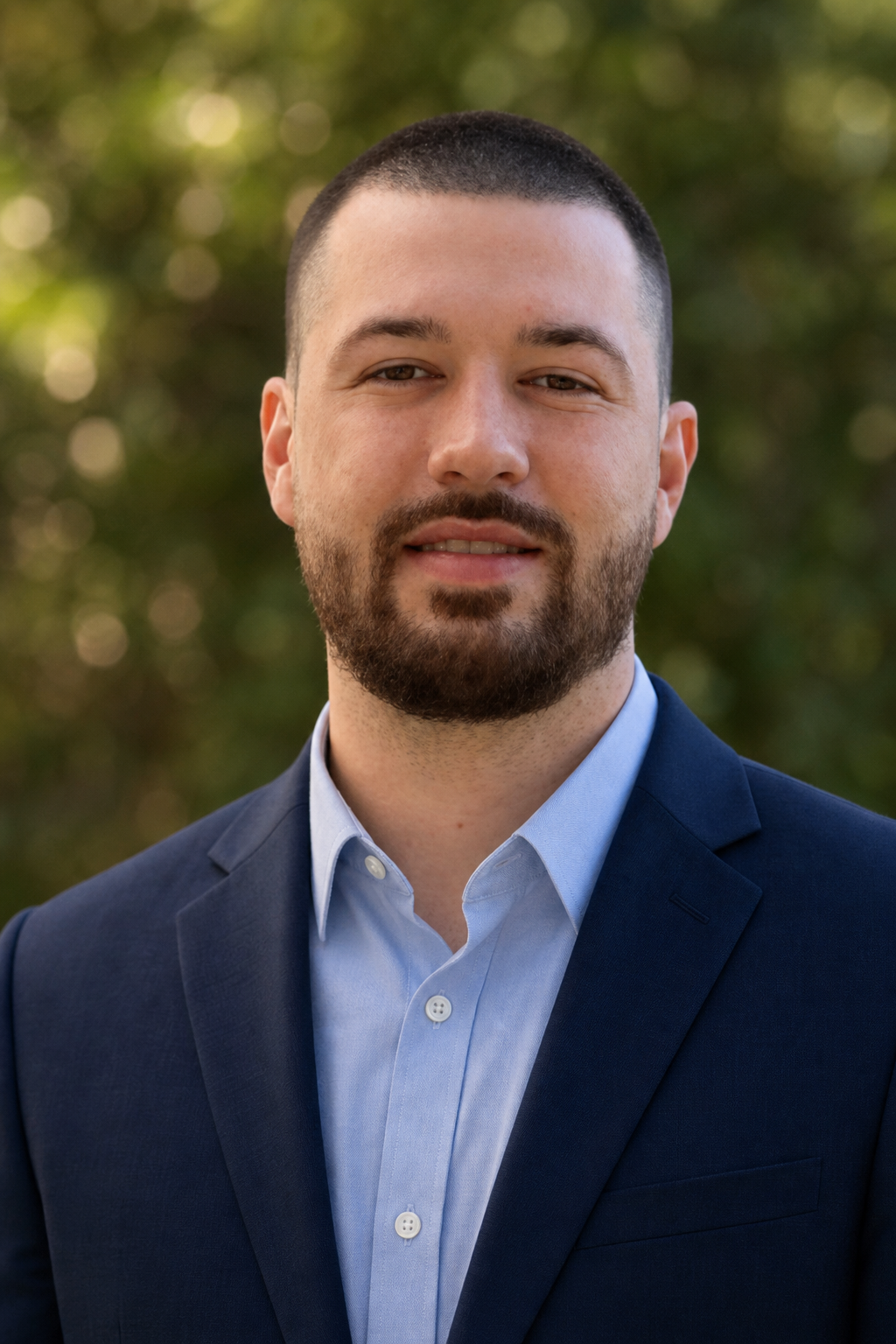 Drake Talley — professional outdoor headshot portrait