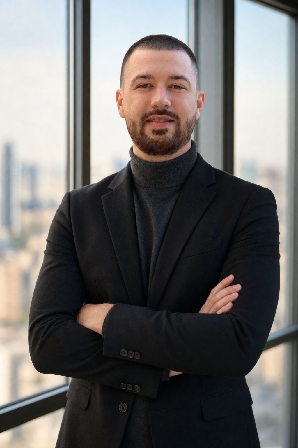 Chandler Drake Talley photo: founder portrait with arms crossed Chandler Drake Talley, Senior AI Engineer — founder portrait with arms crossed