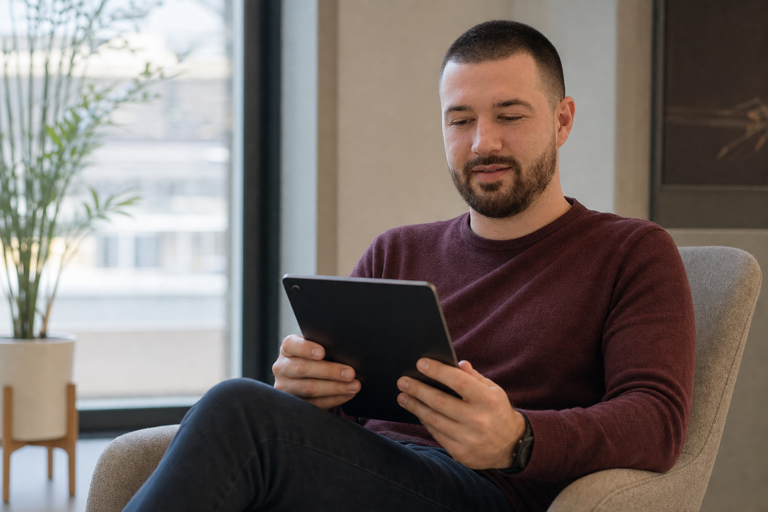 Chandler Drake Talley photo: reading technical documentation Chandler Drake Talley, Senior AI Engineer — reading technical documentation