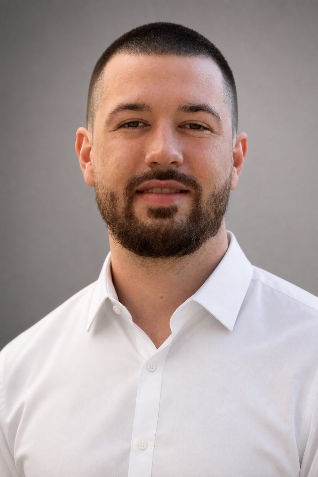 Chandler Drake Talley photo: studio headshot portrait Chandler Drake Talley, Senior AI Engineer — studio headshot portrait